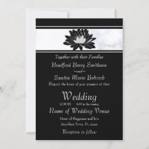 Moderna elegancia, color gris negro Floral acuátic