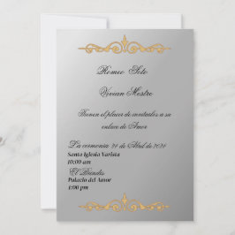 Invitación Moderna Elegante y Minimalista