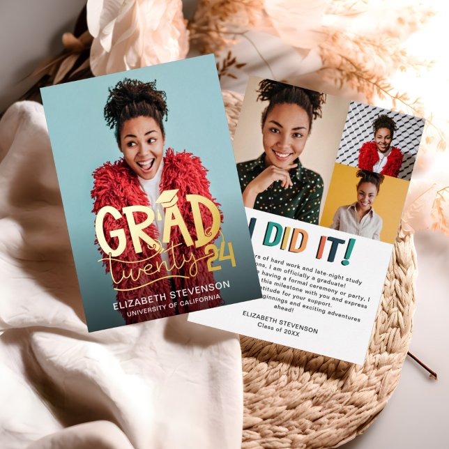 Invitación moderna en negrita Grad 224 (Subido por el creador)