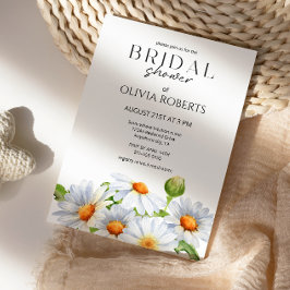 Invitación Moderna escuela de agua Minimalista Daisy Bridal S