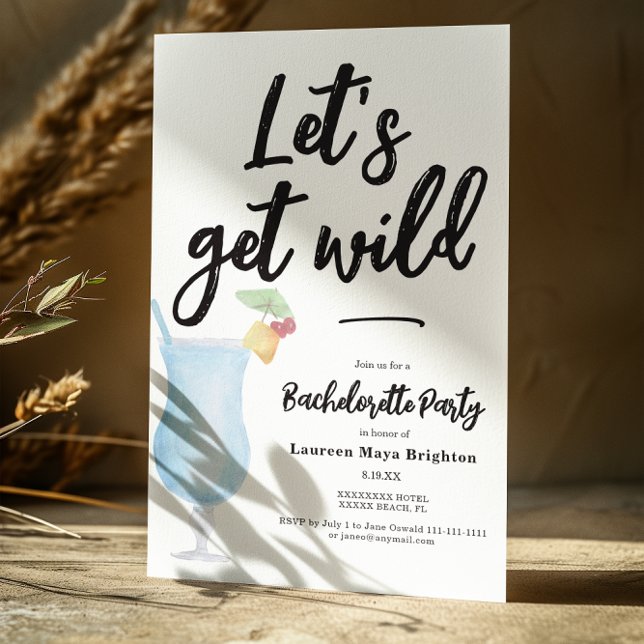 Invitación Moderna fiesta de Bachelorette (Subido por el creador)
