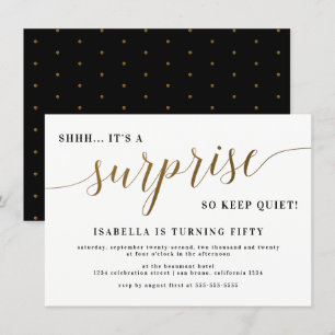 Invitación Moderna Fiesta de cumpleaños con estilo estilo de 