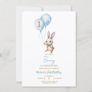 Invitación Moderna fiesta de cumpleaños de Pascua para los co