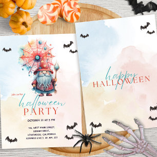 Invitación Moderna fiesta de Halloween del Asistente para el