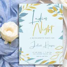 Invitación Moderna fiesta de la bachillerato nocturno de las