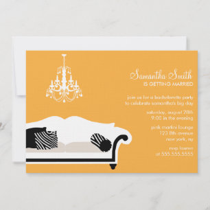 Invitación Moderna fiesta de soltera o ducha de novia invita