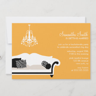 Invitación Moderna fiesta de soltera o ducha de novia invita