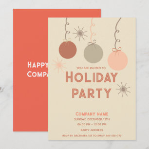 Invitación Moderna fiesta minimalista de boho