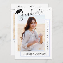 Moderna fiesta Minimalista de graduación de 2 FOTO