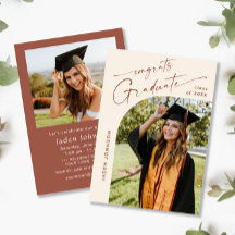 Moderna fiesta Minimalista de graduación de FOTO d