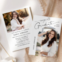 Moderna fiesta Minimalista de graduación de FOTO d