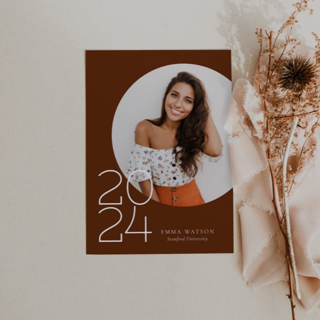 Invitación Moderna fiesta Minimalista de graduación de fotogr (Subido por el creador)