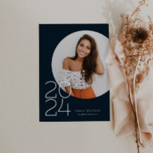 Moderna fiesta Minimalista de graduación de fotogr