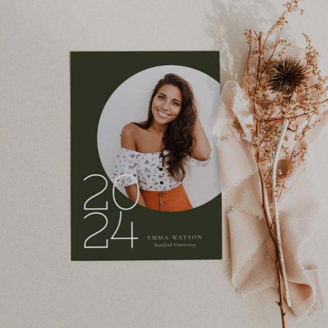 Invitación Moderna fiesta Minimalista de graduación de fotogr (Subido por el creador)