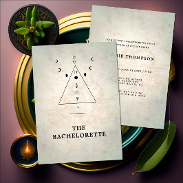 Invitación Moderna fiesta mística tarot de la fortuna de la s