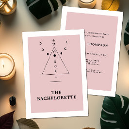 Invitación Moderna fiesta mística tarot Fortune Bachelorette