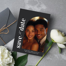 Invitación Moderna foto de arco nacionalista salva las tarjet