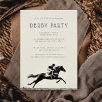 Moderna fotografía de caballo de raza derby Fiesta