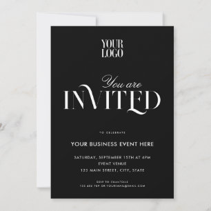 Invitación Moderna Gala de Moda elegante para eventos de nego