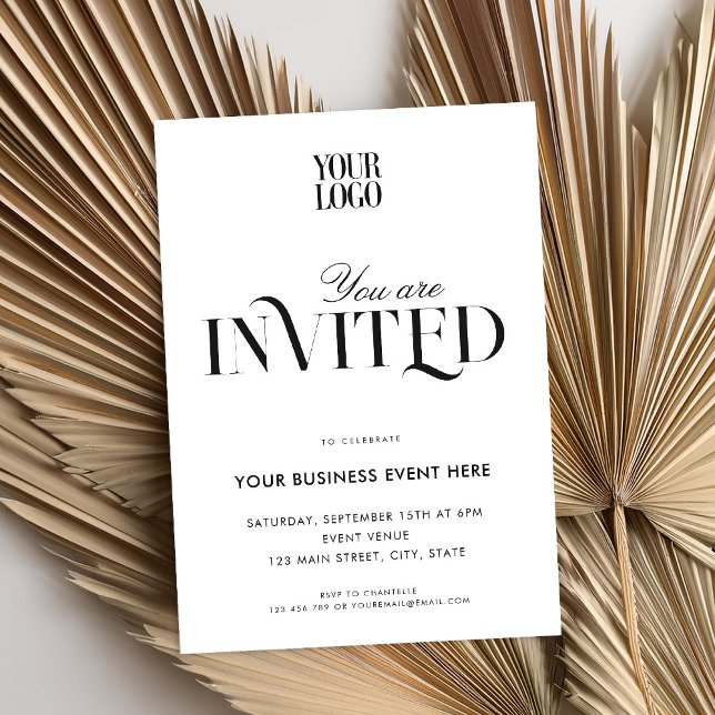 Invitación Moderna Gala de Moda elegante para eventos de nego (Subido por el creador)