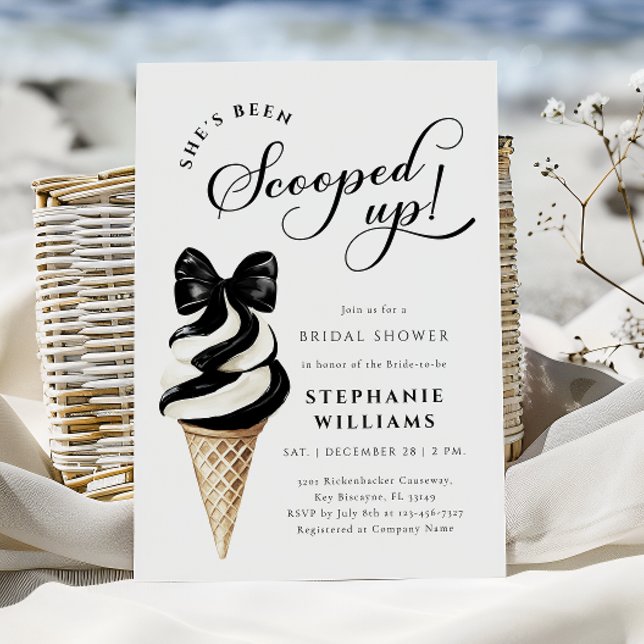 Invitación Moderna Ice Cream Bridal Shower (Subido por el creador)