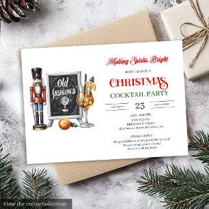 Invitación moderna imprimible para fiesta de cócte