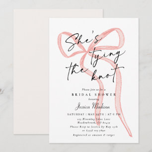 Invitación Moderna letra de guión Gran ducha de novias de col