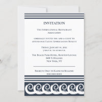 Invitación Moderna Meandros