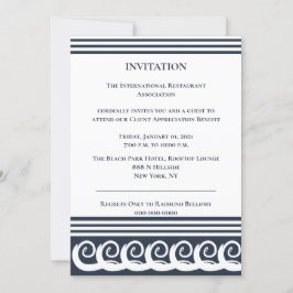 Invitación Moderna Meandros