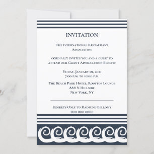 Invitación Moderna Meandros