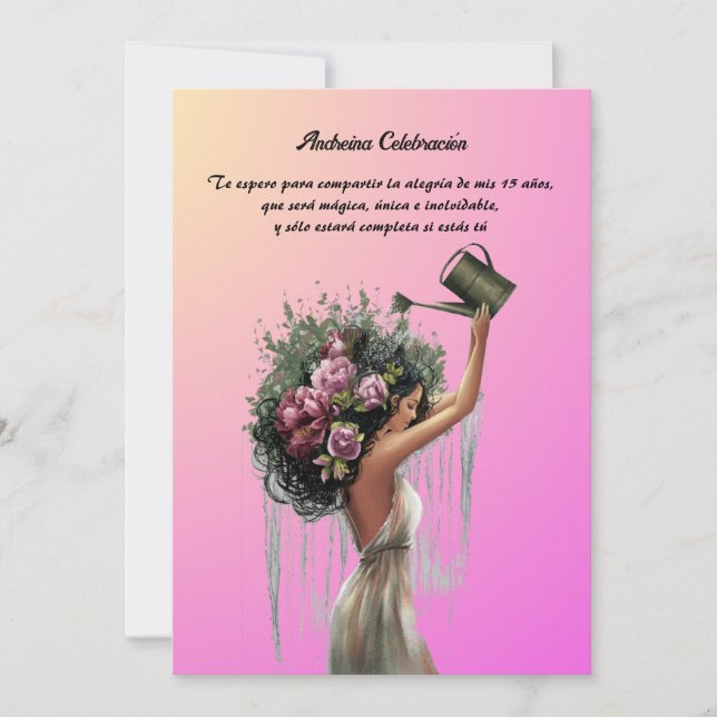 Invitación Moderna , Minimalista (Anverso)