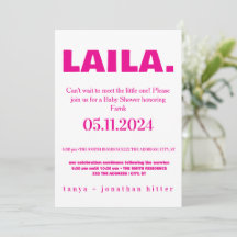 Invitación moderna minimalista de color azul brill