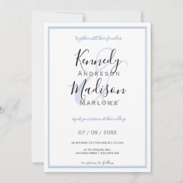 Invitación Moderna ✨ Minimalista 💌 elegante ambiente