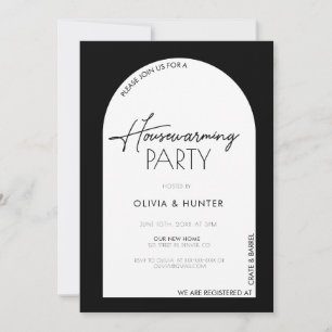 Invitación moderna Minimalista para el calentamien