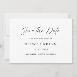 Invitación moderna minimalista para guardar la fec