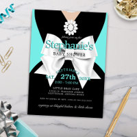 Moderna moda Glam Aqua Tiffany Baby Shower