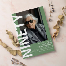 Moderna NOVENTA Foto 90ª fiesta de cumpleaños