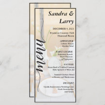invitación moderna para cenar al boda