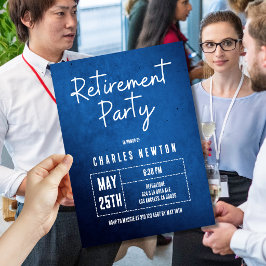 Invitación moderna para fiesta de jubilación | Gra