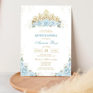 Invitación Moderna Rústica Quinceañera