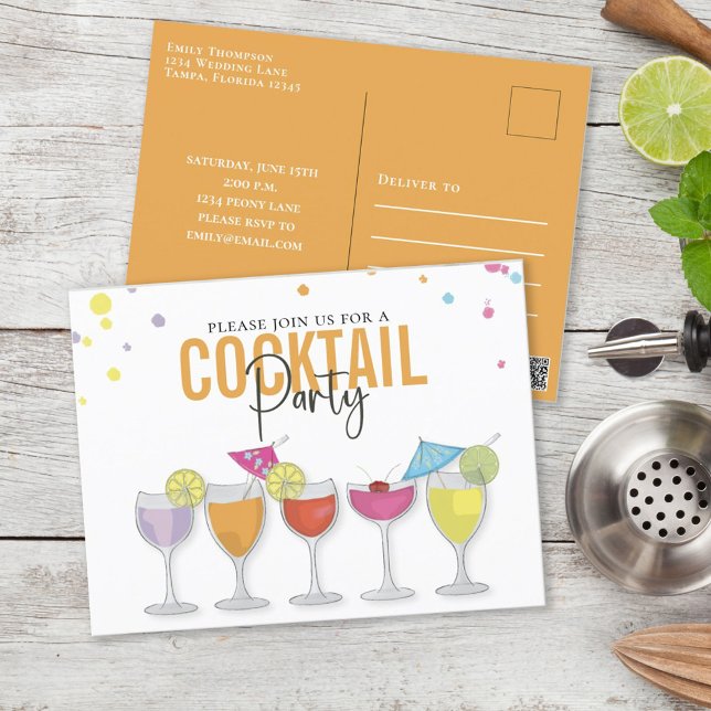 Invitación moderna simple minimalista para fiesta  (Subido por el creador)