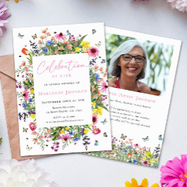 Invitación Moderna y brillante celebración de la vida en memo