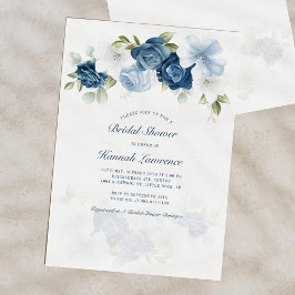 Invitación Moderna y elegante acuarela Floral Bridal Shower