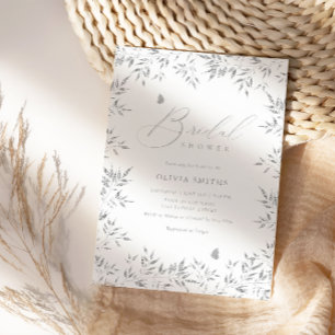 Invitación Moderna Y Elegante Ducha Bohemia Floral Bohemiana