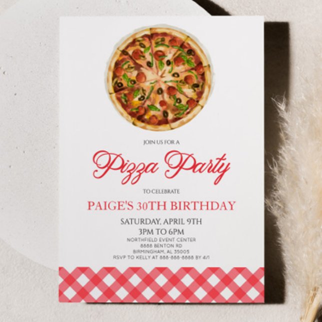 Invitación Moderna y elegante fiesta de cumpleaños del Fiesta (Subido por el creador)