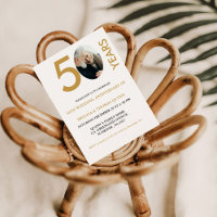 Moderna y elegante foto 50° aniversario de Bodas