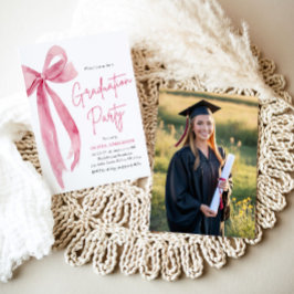 Invitación Moderna y elegante graduación de fotografía de col