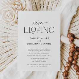 Invitación Moderna y elegante recepción de fotos