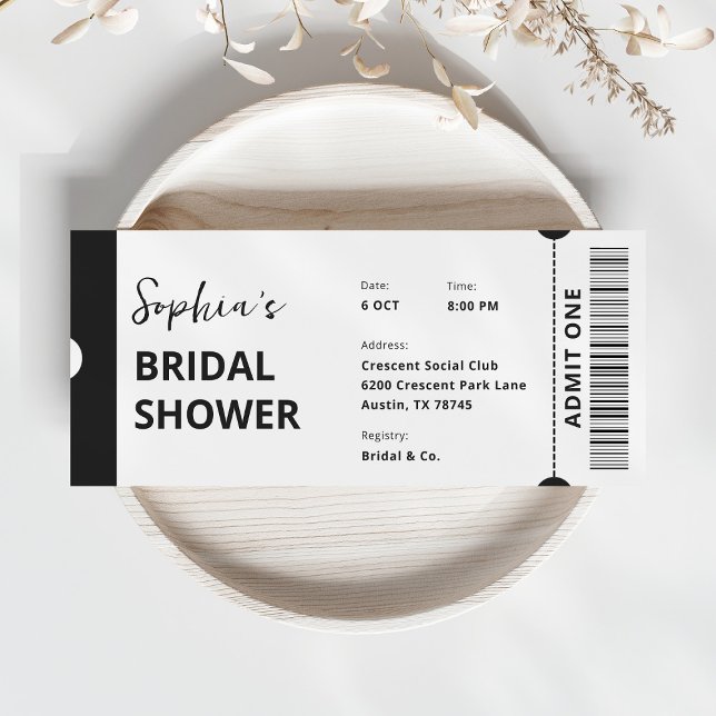 Invitación Moderna y moderna ducha de novias (Subido por el creador)
