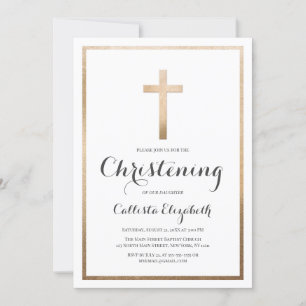Invitación Moderna y sencilla curvatura internacional del oro